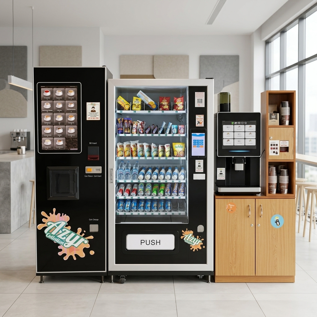 Distributeurs automatiques connectés Azyr Collation