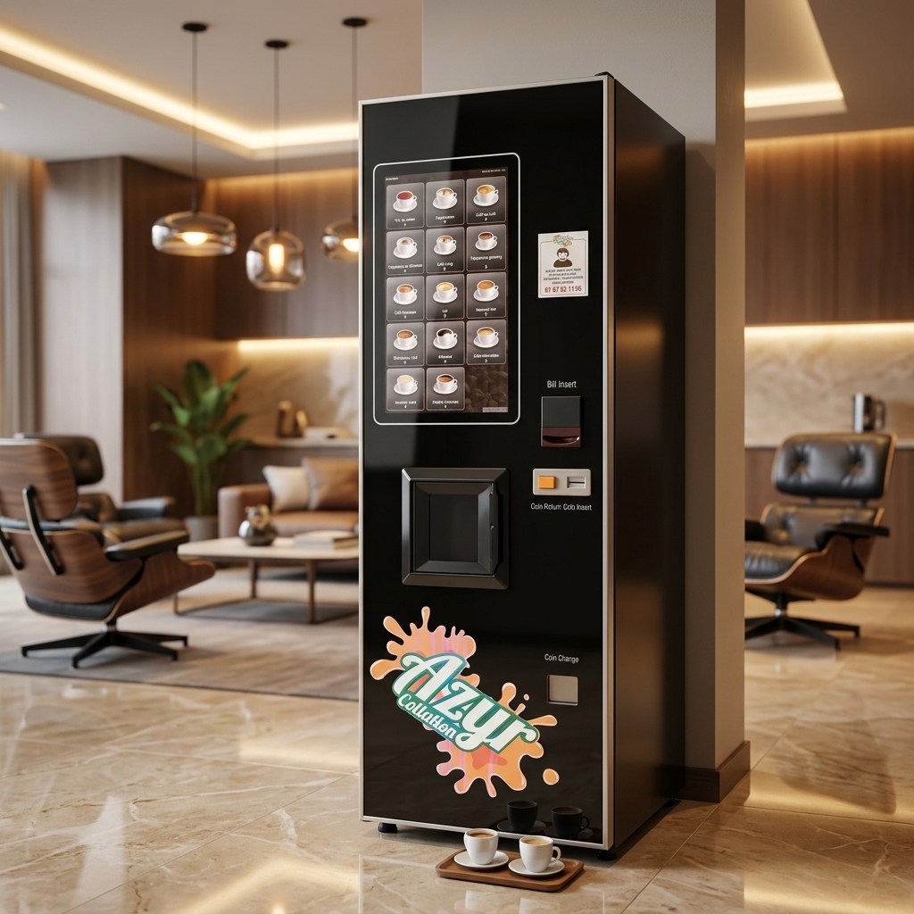 Distributeur Café Grains Tactile