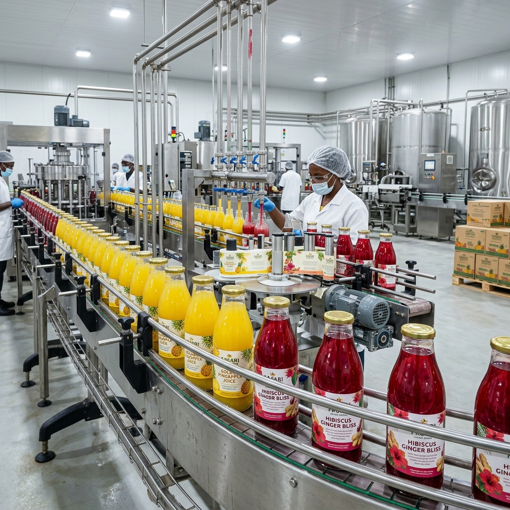 Production Industrielle & Jus Locaux